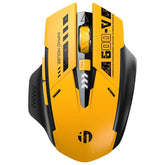 Inphic A9 2.4G Bluetooth Rechargeable Wireless Silent Gaming Mouse Three-Mode Mecha Style Mouse for Pc Office Laptop
